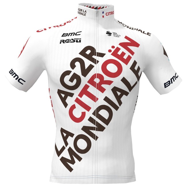 AG2R Citroen 2022 Radtrikot kurzarm(langer Reißverschluss)-Radsport-Profi-Team