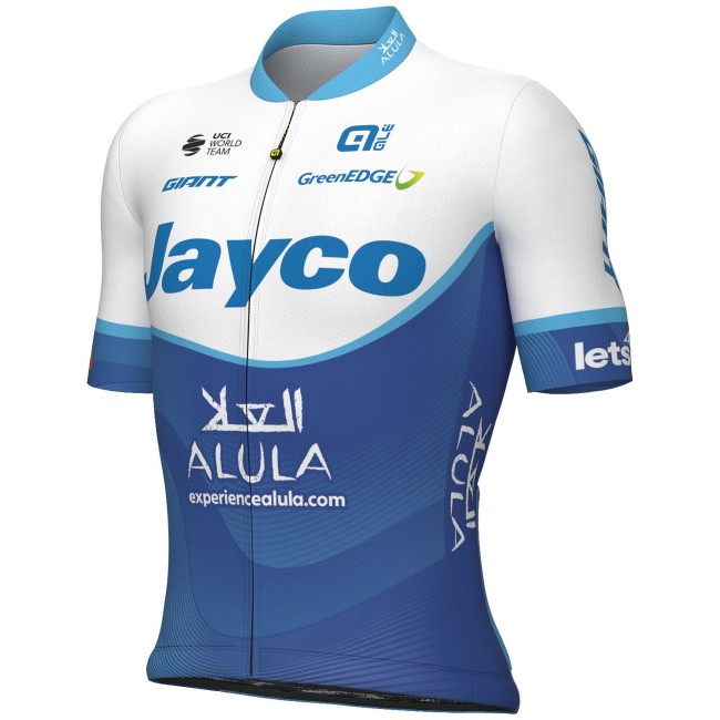 Team Jayco AlUla 2023 Radtrikot kurzarm-ALE Radsport-Profi-Team