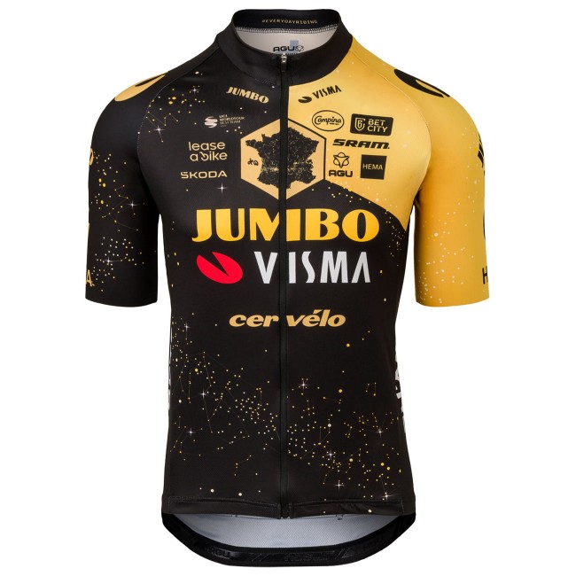 TEAM JUMBO-VISMA Tour de France Edition 2023 Radtrikot kurzarm-Radsport-Profi-Team