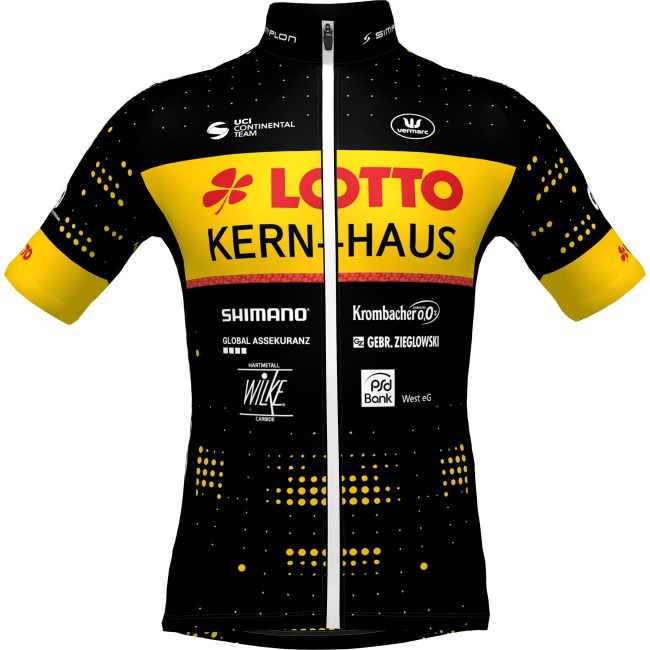 Team Lotto-Kern Haus 2023 Radtrikot kurzarm(langer Reißverschluss)-Radsport-Profi-Team