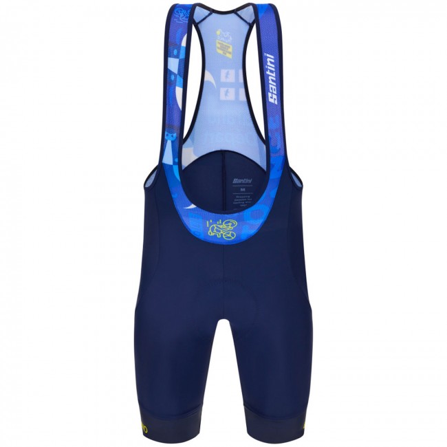 Bekleidung Herren Santini Tour de France 2024 tragerhose-Torino