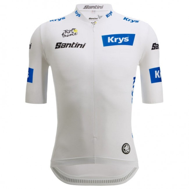 Bekleidung Herren Weiße Trikot Tour de France 2025 Offiziell