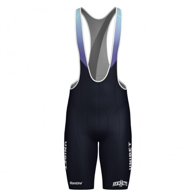 Bekleidung Herren Team Unibet Rockets 2025 Santini tragerhose-Blau